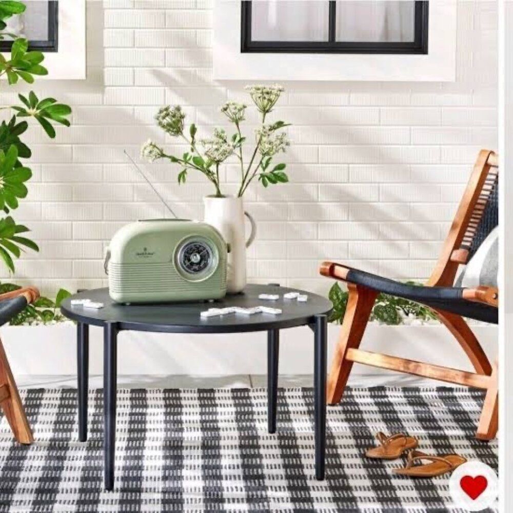 Hearth & Hand with Magnolia Portable AM/FM‎ Light Green Bluetooth Radio nwot